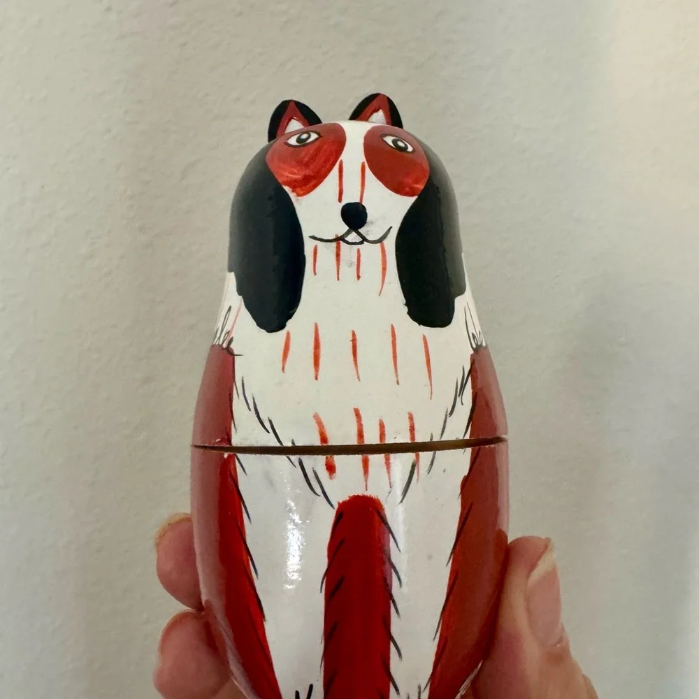 Animal Dog Russian Wooden Nesting Dolls Set
Matryoshka Babushka Dogs - Picture 9 of 12